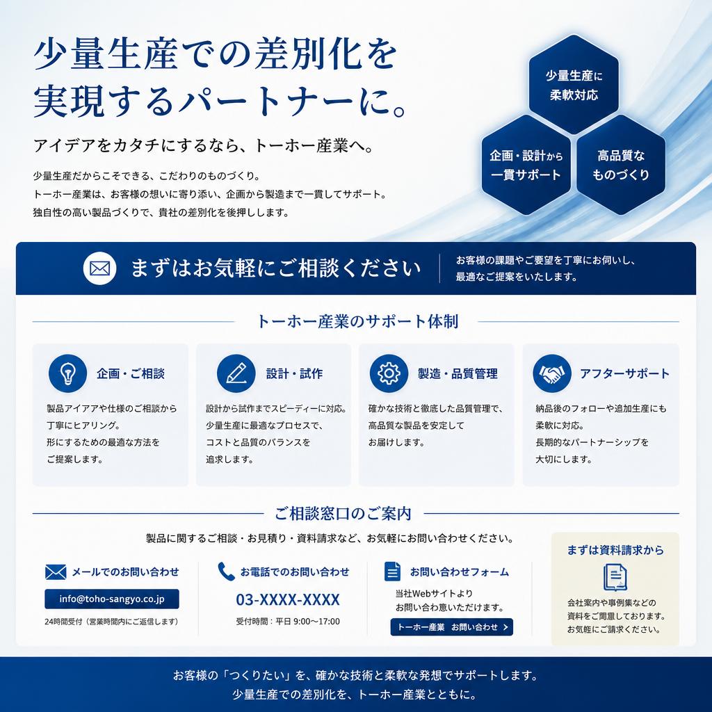 今すぐお問い合わせを！